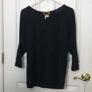 MK slouchy black shirt